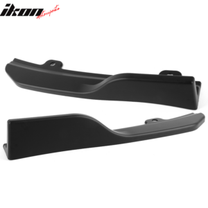 Fits 18-22 Honda Accord OE Style Rear Bumper Splitters Aprons Unpainted Black PP - Image 3