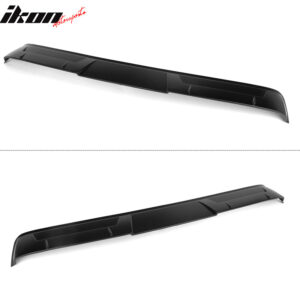 Fits 18-26 Toyota Camry IKON V2 Style Rear Roof Window Spoiler ABS Matte Black - Image 5