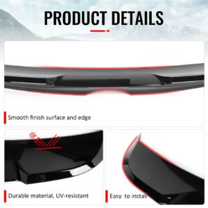 Fits 18-24 Toyota Camry TRD Style Gloss Black Duckbill Rear Trunk Spoiler Wing - Image 4