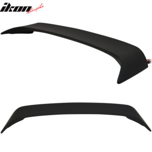 Fits 02-06 Toyota Camry OE Factory Style Matte Black LED Rear Trunk Wing Spoiler - Image 3