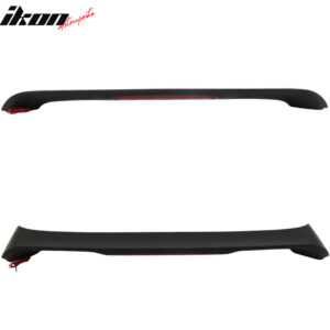 Fits 02-06 Toyota Camry OE Factory Style Matte Black LED Rear Trunk Wing Spoiler - Image 4