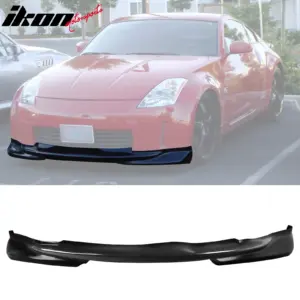 Fits 03-05 Nissan 350Z Z33 Fairlady Z K Style Front Bumper Lip Spoiler - PU - Image 6