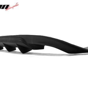 For 15-17 Toyota Camry 4 Fin Style Rear Bumper Diffuser Lip Spoiler Unpainted PU - Image 3