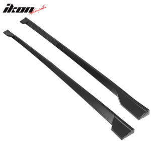 Fits 18-24 Toyota Camry SE XSE Side Skirts TRD Style Rocker Panels Matte Black - Image 3
