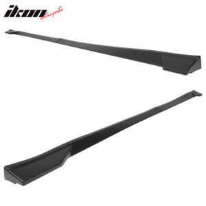 Fits 18-24 Toyota Camry SE XSE Side Skirts TRD Style Rocker Panels Matte Black - Image 4