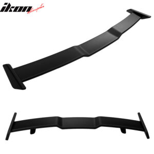 Fits 18-24 Toyota Camry TRD Style Rear Trunk Spoiler Wing Lip ABS Matte Black - Image 3