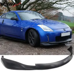 Fit 06-09 Nissan Z33 350Z KS Front Bumper Lip Spoiler Splitter PU - Image 6