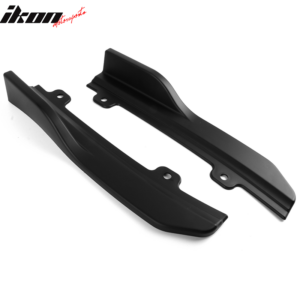 Fits 18-22 Honda Accord OE Style Rear Bumper Splitters Aprons Unpainted Black PP - Image 4