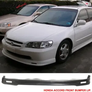 Fits 98-02 Honda Accord Sedan Front Bumper Lip Spoiler Splitter Mugen Style PU - Image 6