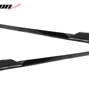 Fits 25-26 Toyota Camry SE XSE Side Skirts TRD Rocker Panel Lip Gloss Black PP - Image 4