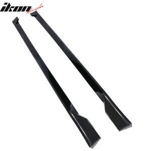 Fits 25-26 Toyota Camry SE XSE Side Skirts TRD Rocker Panel Lip Gloss Black PP - Image 5