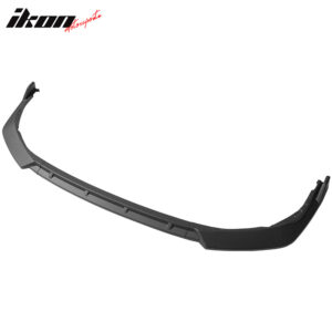 Fits 21-24 Toyota Camry SE 3PCS Front Bumper Lip Spoiler IKON Style Matte Black - Image 3