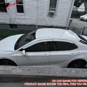 Fits 18-26 Toyota Camry IKON Rear Top Window Roof Spoiler Visor Matte Black ABS - Image 5