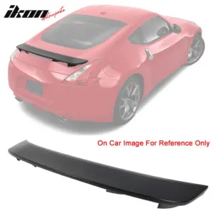 Fits 09-21 Nissan 370Z Z34 Fairlady Coupe OE Style Trunk Spoiler ABS Unpainted - Image 6