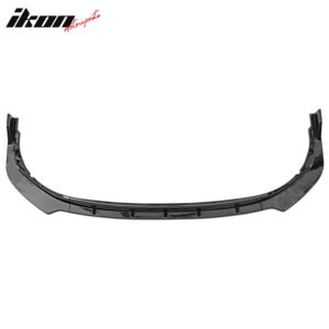 Fits 21-24 Toyota Camry SE 3PC Front Bumper Lip Spoiler PP Gloss Black Splitter - Image 5