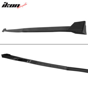 Fits 18-24 Toyota Camry SE XSE Side Skirts TRD Style Rocker Panels Gloss Black - Image 5