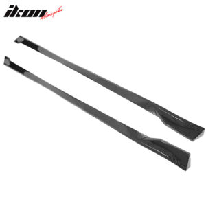 Fits 18-24 Toyota Camry SE XSE Side Skirts TRD Rocker Panel Carbon Fiber Print - Image 3