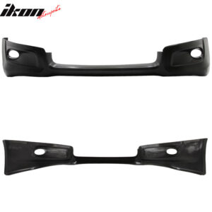 Fits 08-12 Accord 2D Coupe HFP PU Front Bumper Lip Spoiler+Side Skirts Vents - Image 5