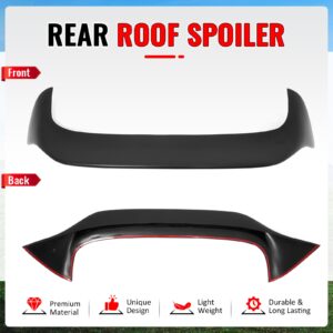 Fits 22-25 VW MK8 Golf GTI ES Style Rear Roof Spoiler Wing Lip Matte Black ABS - Image 3