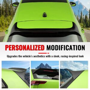 Fits 22-25 VW MK8 Golf GTI ES Style Rear Roof Spoiler Wing Lip Matte Black ABS - Image 5