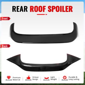 Fits 22-25 VW MK8 Golf GTI ES Style Rear Roof Spoiler Wing Lip Gloss Black ABS - Image 3