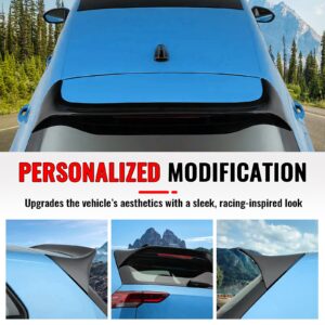 Fits 22-25 VW MK8 Golf GTI ES Style Rear Roof Spoiler Wing Lip Gloss Black ABS - Image 5