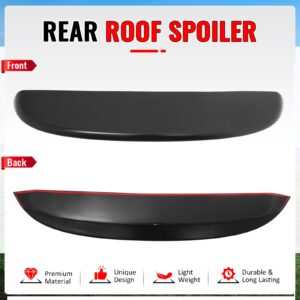 Fits 99-06 Volkswagen MK4 Golf ES Style Matte Black Rear Roof Spoiler Lip ABS - Image 3