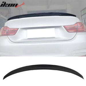 Fits 15-20 BMW F36 4 Series Gran Coupe V Style Trunk Spoiler Lip Carbon Fiber CF - Image 1