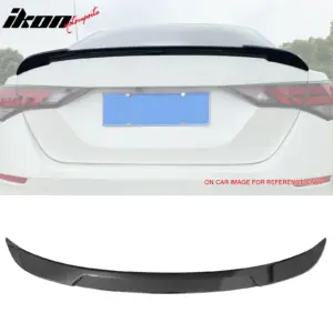 Fits 20-25 Nissan Sentra IKON Style Rear Trunk Spoiler Wing Carbon Fiber Print - Image 6
