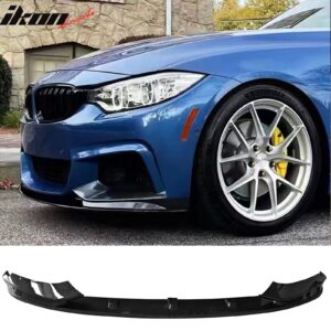 Fits 14-20 F32 F33 F36 4-Series 2/4 Door M Sport MP Front Lip Carbon Fiber Print - Image 1