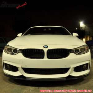 Fits 14-20 BMW F32 F33 F36 4-Series M Sport Front Bumper Lip RG Style PU Spoiler - Image 3
