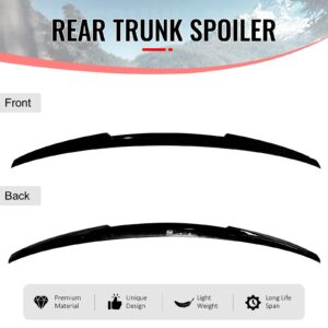 Fits 22-25 BMW G26 4-Series Gran Coupe & i4 M4 Style Trunk Spoiler Gloss Black - Image 3