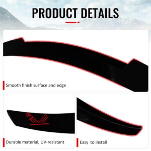 Fits 22-25 BMW G26 4-Series Gran Coupe & i4 M4 Style Trunk Spoiler Gloss Black - Image 4