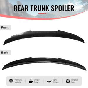 Fits 21-26 BMW G22 4-Series G82 M4 Coupe PSM Trunk Spoiler Carbon Fiber Print - Image 3