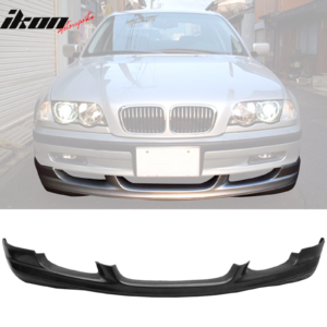 Fits 99-01 BMW E46 3-Series Euro Style Front Bumper Lip Spoiler Chin Splitter PU - Image 1