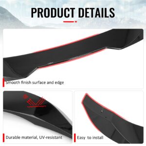 Fits 19-26 BMW G20 3-Series IKON Style Rear Trunk Spoiler Wing Lip Gloss Black - Image 4