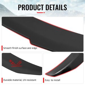 Fits 14-20 BMW F32 4-Series Coupe PSM Style Rear Trunk Spoiler Wing Matte Black - Image 4