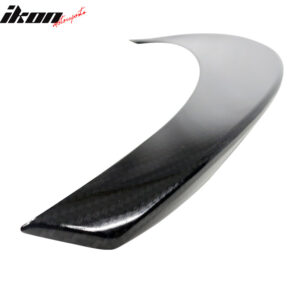 Fits 14-20 BMW F32 4 Series Coupe P Style Trunk Spoiler ABS Carbon Fiber Print - Image 3