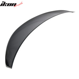 Fits 14-20 BMW F32 4 Series Coupe P Style Trunk Spoiler ABS Carbon Fiber Print - Image 4