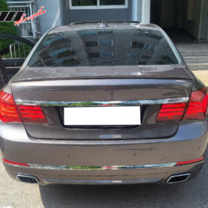 Fits 09-15 7-Series F01 F02 M3 Style Rear Trunk Spoiler Wing Lip Unpainted ABS - Image 5