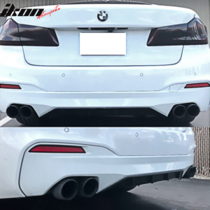 Fits 17-20 BMW 5 Series G30 M-Performance Style M-Tech M Sport Rear Lip Diffuser - Image 3