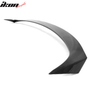 Fits 18-22 Honda Accord Carbon Fiber Print Trunk Spoiler Wing IKON V2 Style - Image 5