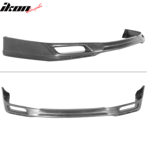 Fits 98-02 Honda Accord Coupe Type J Front Bumper Lip Spoiler Bodykit Guard PU - Image 3