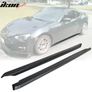 Fits 13-20 Scion FRS/Subaru BRZ/Toyota 86 CS Style Side Skirt Extensions PP 2PC - Image 6