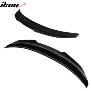 Fits 15-20 BMW 4-Series F82 M4 PSM Style Rear Trunk Spoiler Matte Carbon Fiber - Image 4