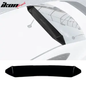 Fits 13-20 Toyota 86 BRZ FR-S IKON V3 Gloss Black Rear Window Roof Spoiler ABS - Image 6
