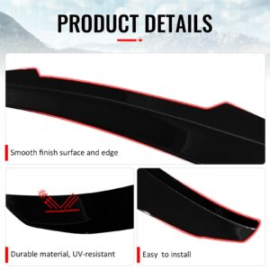 Fits 21-26 BMW G22 4-Series G82 M4 Coupe PSM Style Trunk Spoiler Lip Gloss Black - Image 4