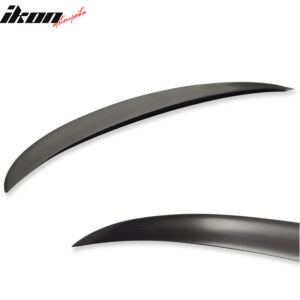 Fits 09-15 BMW F01 7-Series AC Style Rear Trunk Spoiler Wing Lip ABS Matte Black - Image 4