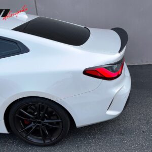 Fits 21-25 BMW G22 4-Series/G82 M4 Trunk Spoiler Performance Style #668 Black - Image 3
