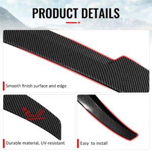 Fits 22-25 BMW G26 4-Series Gran Coupe & i4 M4 Trunk Spoiler Carbon Fiber Print - Image 4
